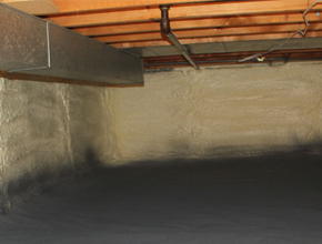 crawl space spray insulation for Louisana
